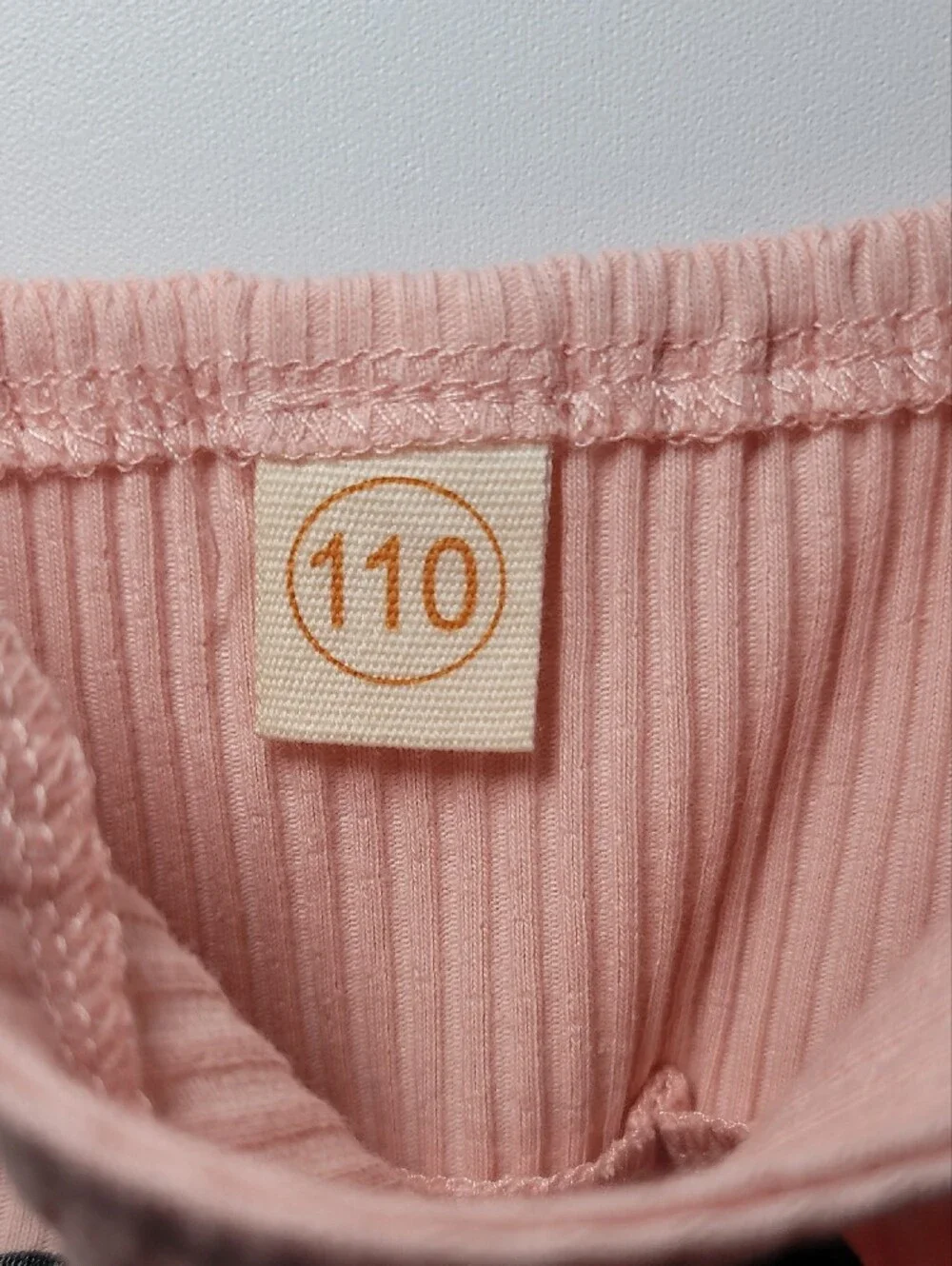 CHANEL Pale Pink Ribbed Tie-Strap Jumpsuit with Flared Hem